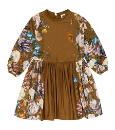 Платье Como из хлопкового поплина с цветочным принтом Molo, разноцветный