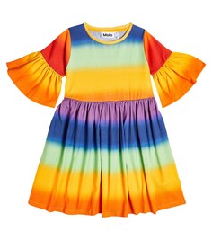 Платье Chasity из хлопка с принтом Molo, разноцветный