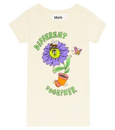 Хлопковая футболка с принтом Molo, разноцветный