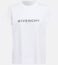 Футболка из хлопкового джерси GIVENCHY, белый