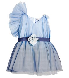 Платье из тюля Monnalisa, синий