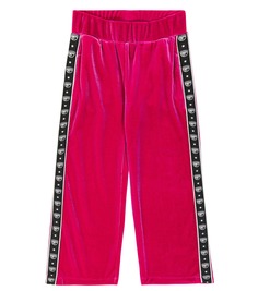 Бархатные брюки из коллаборации с Chiara Ferragni Monnalisa, розовый