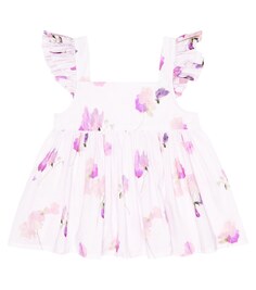Платье из хлопка с цветочным принтом Morley, розовый