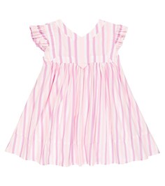 Хлопковое платье в медовую полоску Morley, розовый