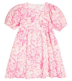 Платье Salty из хлопка с принтом пейсли Morley, розовый