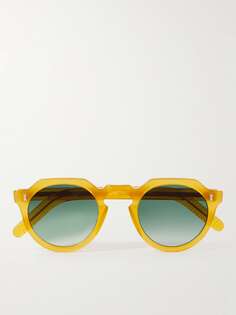 Солнцезащитные очки Cubitts Cromer в круглой оправе из ацетата Mr P., желтый