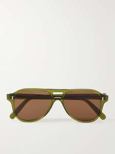 Солнцезащитные очки Killick в стиле авиаторов из ацетата Mr P., зеленый
