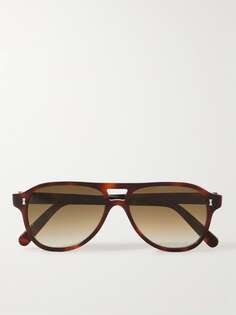 Солнцезащитные очки Killick Aviator из ацетата черепаховой расцветки Mr P., коричневый