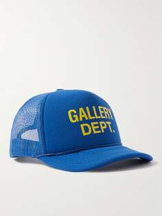 Кепка Trucker из твила и сетки с логотипом GALLERY DEPT., синий