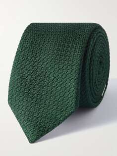 7 см вязаный шелковый галстук LANVIN, зеленый