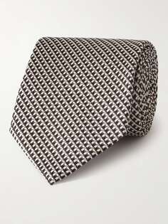 Шелковый галстук 8,5 см TOM FORD, черный