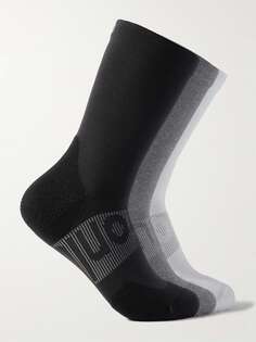 Комплект из трех носков Power Stride PerformaHeel LULULEMON, серый