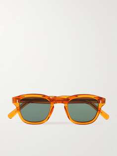 Солнцезащитные очки Cubitts Carnegie в круглой оправе из ацетата Mr P., апельсиновый
