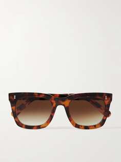 Солнцезащитные очки Cubitts Judd в квадратной оправе из ацетата черепаховой расцветки Mr P., черепаховый