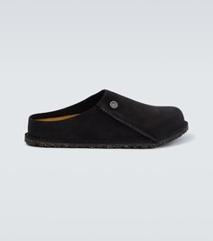 Кожаные тапочки Zermatt Premium Birkenstock, черный