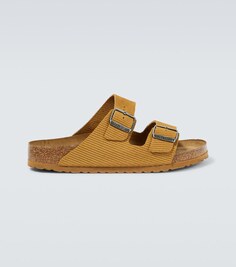 Замшевые сандалии Arizona Birkenstock, коричневый