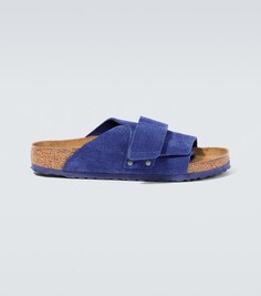 Замшевые сандалии Kyoto Birkenstock, синий