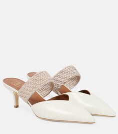 Кожаные мюли Maisie 45 Malone Souliers, белый