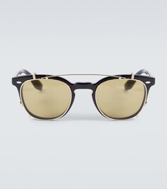 Солнцезащитные очки Jep в круглой оправе из коллаборации с Oliver Peoples Brunello Cucinelli, черный