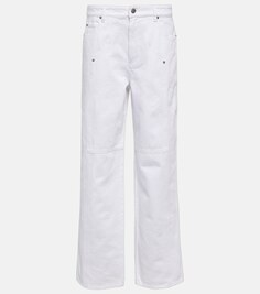 Прямые джинсы Valeria со средней посадкой MARANT ETOILE, белый