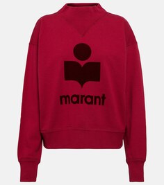 Толстовка Moby из смесового хлопка MARANT ETOILE, разноцветный