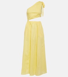 Платье миди Alberobello на одно плечо MARYSIA, желтый