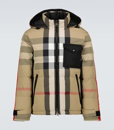 Двусторонний пуховик Rutland Burberry, бежевый