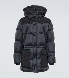 Утепленное нейлоновое пальто Burberry, серый