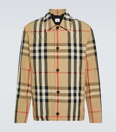 Куртка Burberry в клетку Burberry, разноцветный