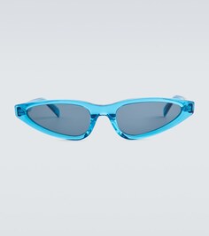 Солнцезащитные очки «кошачий глаз» Celine, синий