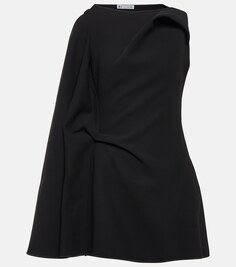 Асимметричное мини-платье Prefix MATICEVSKI, черный