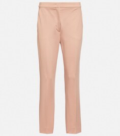 Узкие брюки Pegno из джерси MAX MARA, розовый