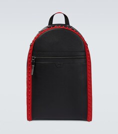 Кожаный рюкзак Backparis Christian Louboutin, черный