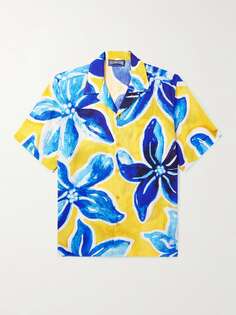 Рубашка Chelly Camp-Collar с цветочным принтом из конопли и лиоцелла TENCEL VILEBREQUIN, мульти
