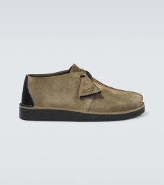 Замшевые туфли Desert Trek Clarks Originals, серый