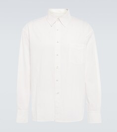 Хлопковая рубашка Commas, белый