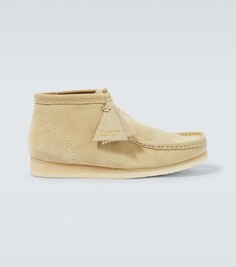 Замшевые ботинки Wallabee Clarks Originals, бежевый