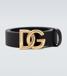 Ремень с логотипом DG Dolce&amp;Gabbana, золотой