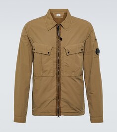 Нейлоновая куртка Flatt с капюшоном C.P. Company, коричневый