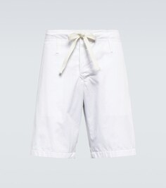 Хлопковые шорты-бермуды Dolce&amp;Gabbana, белый