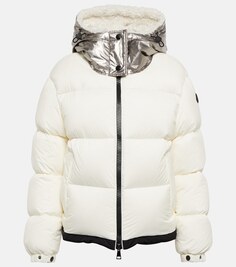 Пуховик Bufonie с капюшоном MONCLER, белый