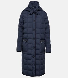 Faisan Длинный пуховик MONCLER, синий