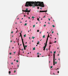 Пуховик Moncler Grenoble Plumel из коллаборации с Naj-Oleari 3 MONCLER GENIUS, розовый