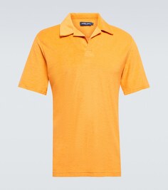Рубашка-поло Faustino из махровой ткани Frescobol Carioca, желтый