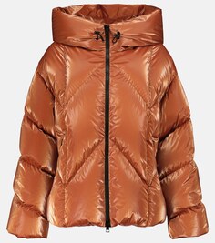 Нейлоновый пуховик Frele MONCLER, оранжевый