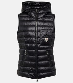 Пуховик Glygos с капюшоном MONCLER, черный