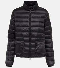 Стеганый пуховик Lans MONCLER, черный