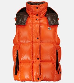 Пуховик Luzule MONCLER, оранжевый