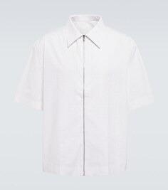 Рубашка для боулинга из хлопкового поплина 4G Givenchy, белый