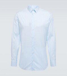 Рубашка из поплина Giorgio Armani, синий